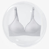 Little K Mesh T-Shirt Nursing Bra - Icy Grey | The Nest Attachment Parenting Hub